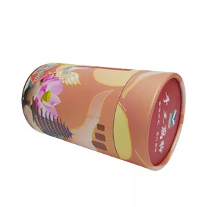 High Quality Kraft Paper Gift Packaging Cylinder Aluminum Can