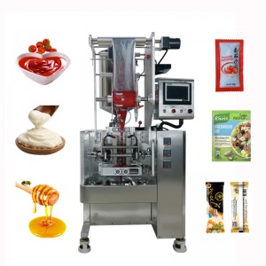 Màquina d'embalatge de salsa de tomàquet de pasta líquida multifunció de 30-60 paquets/min model: FSP-100