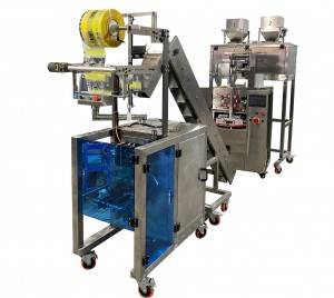 Automatic Electronic weighing type Nylon pyramid type tea bag packaging machine Model :TTB-04A