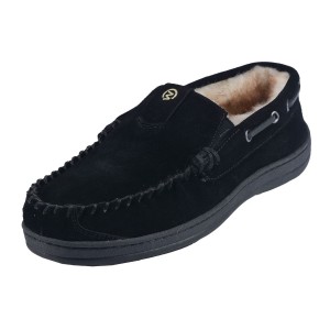 Men’s Suede Leather Mocaasin Slipper Slip on Shoes