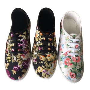 Women’s Lightweight Floral Casual Flats Walking Shoes