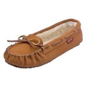 Lace-Up Moccasin Slippers