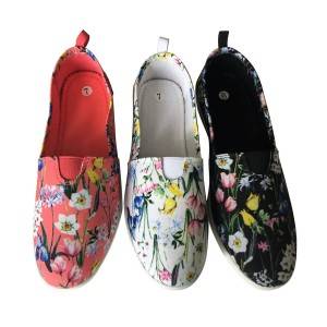 Women’s Canvas Shoes With Elastic Slip on Casual Shoes