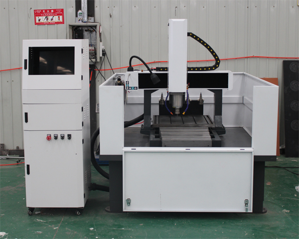 IOS Certificate China Hot Sale 6060 4 Axis CNC Milling Machine 3D Metal CNC Router with Auto Tool Changer