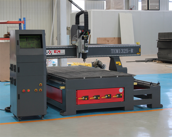 Factory made hot-sale The Latest TEM1325 CNC Router Machine with Rotary Device