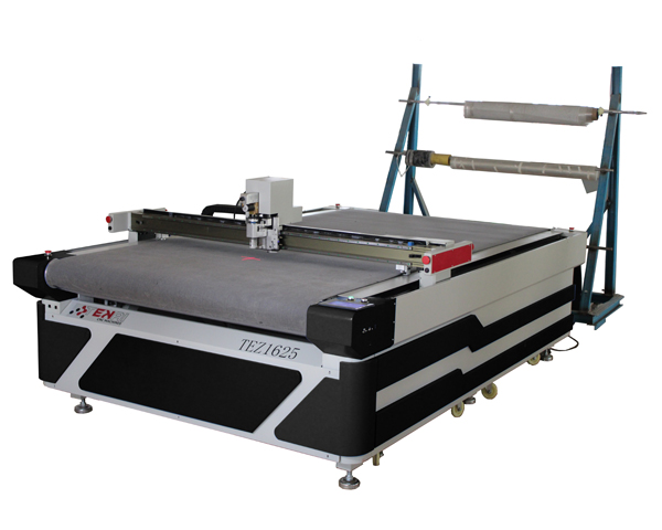 Máquina de corte com faca oscilante TEZ1625 máquinas de corte de papelão ondulado para tecido e couro Imagem em destaque