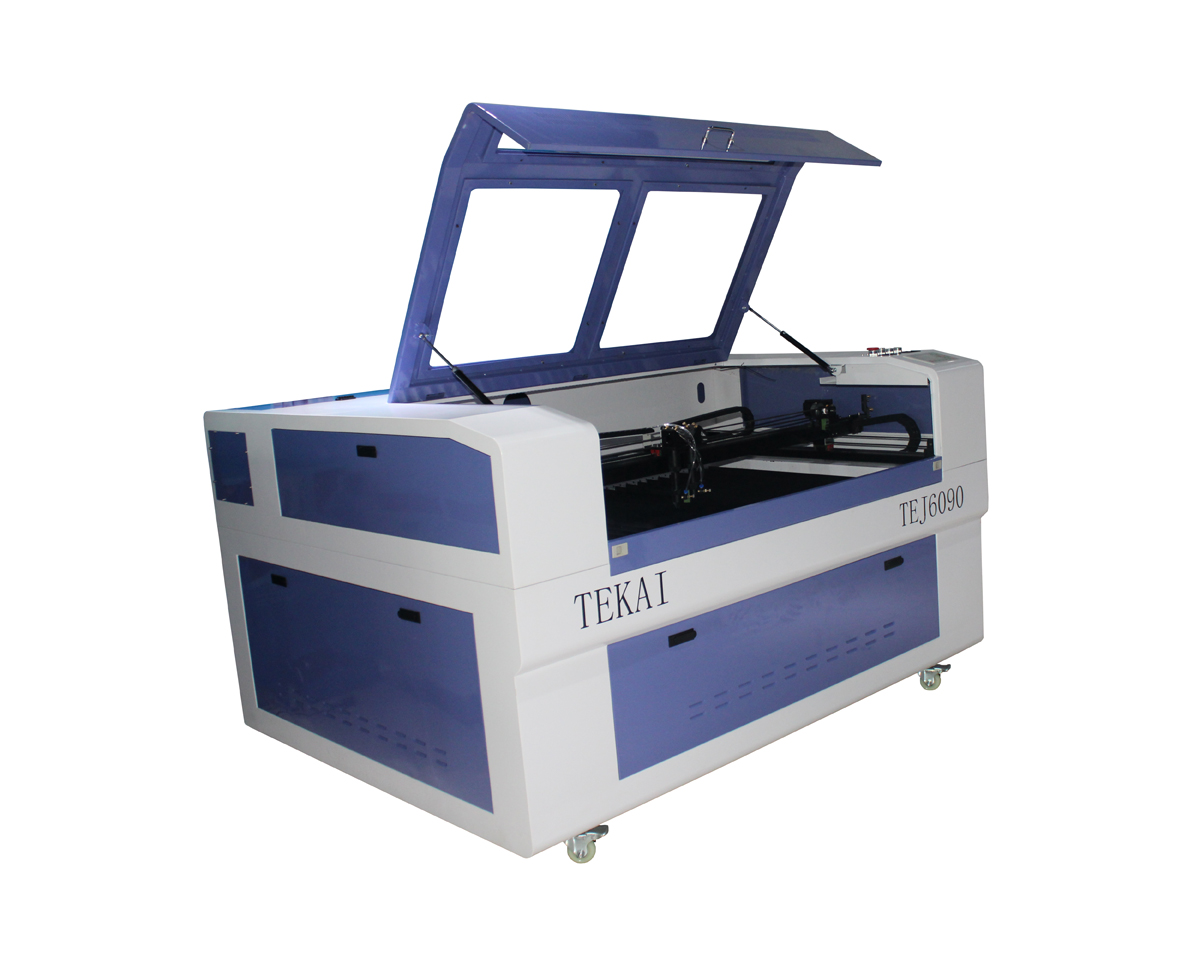 TEJ6090 CO2 laser engraving machine for wood mdf 90 Watts Acrylic laser cutting machine