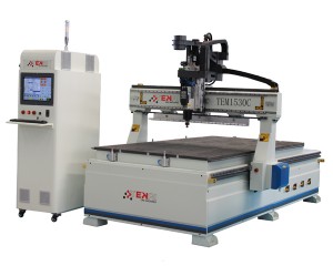 OEM/ODM Manufacturer China Woodworking CNC Router with Linear Atc Vacuum Table TEM1325/TEM1530/TEM2040