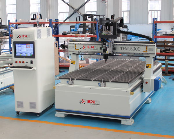 China wholesale Cnc 2030 Router Woodworking Manufacturers –  TEM1530C 9.0kw HQD ATC air cooling spindle cnc machine for wooden furniture wooden door carving 1500x3000mm plate cutting machine with 24000rpm – Tekai Featured Image