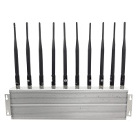 10 Antennas On-wall Stationary 3G4G5G Mobile Phone Signal Jammer EST-802I10