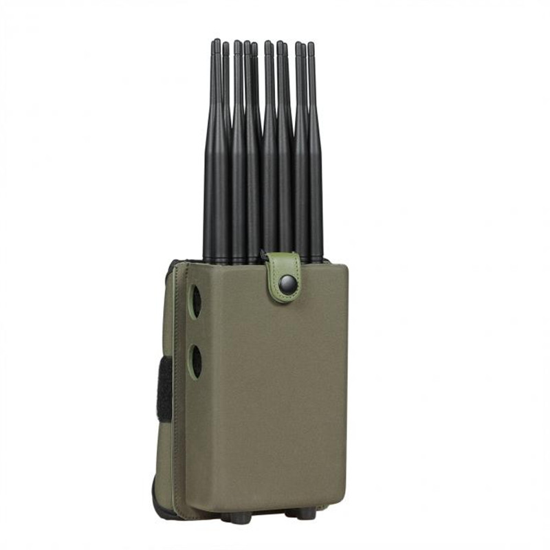14 antenas teléfono móvil GSM DCS 3G 4G LTE 5G WIFI GPS recargable señal portátil Jammer EST-808H14