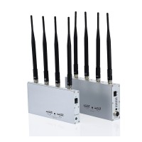 4 Antennas Remote Control 2G/3G Mobile Phone Signal jammer EST-505A