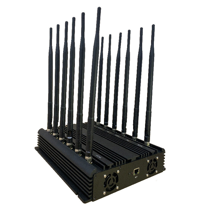 12 Bands Stationary 4G & WIFI Mobile Phone Signal Jammer EST-802F12