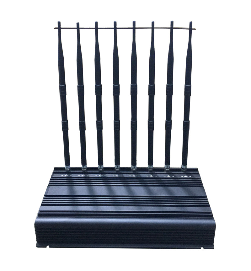 8 antennas Remote Control Indoors & Car use 3G/4G/5G Mobile Phone Signal Jammer EST-502F8