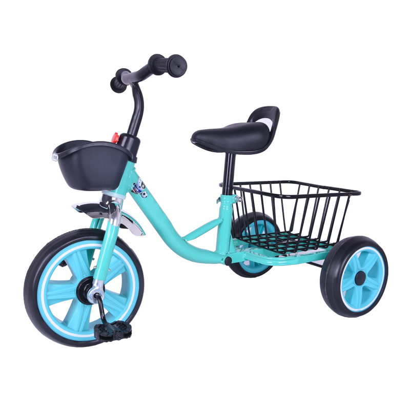 Trehjulede børnecykler med stor kurv BXW019