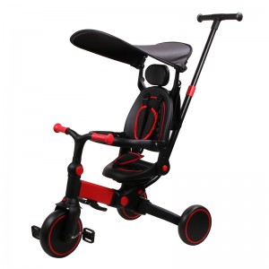 Triciclo para niños con barra de empuje JY-T10A