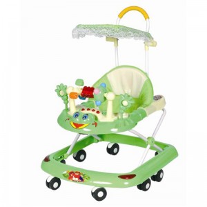 kids baby walker with push bar and canopy 568
