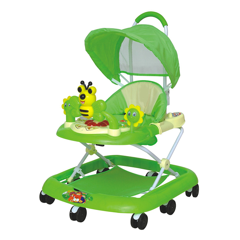 Baby walker dengan mainan lebah besar dan kanopi C88
