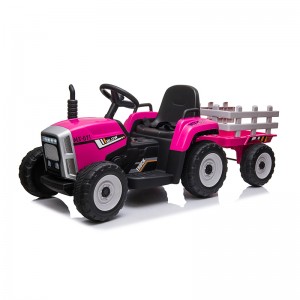 12V kids ride on tractor with trailer XM611