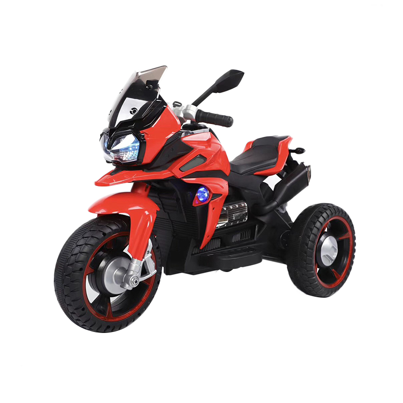 Kids Electric Motorcycle with Training Wheels, Light Wheels BJ1600