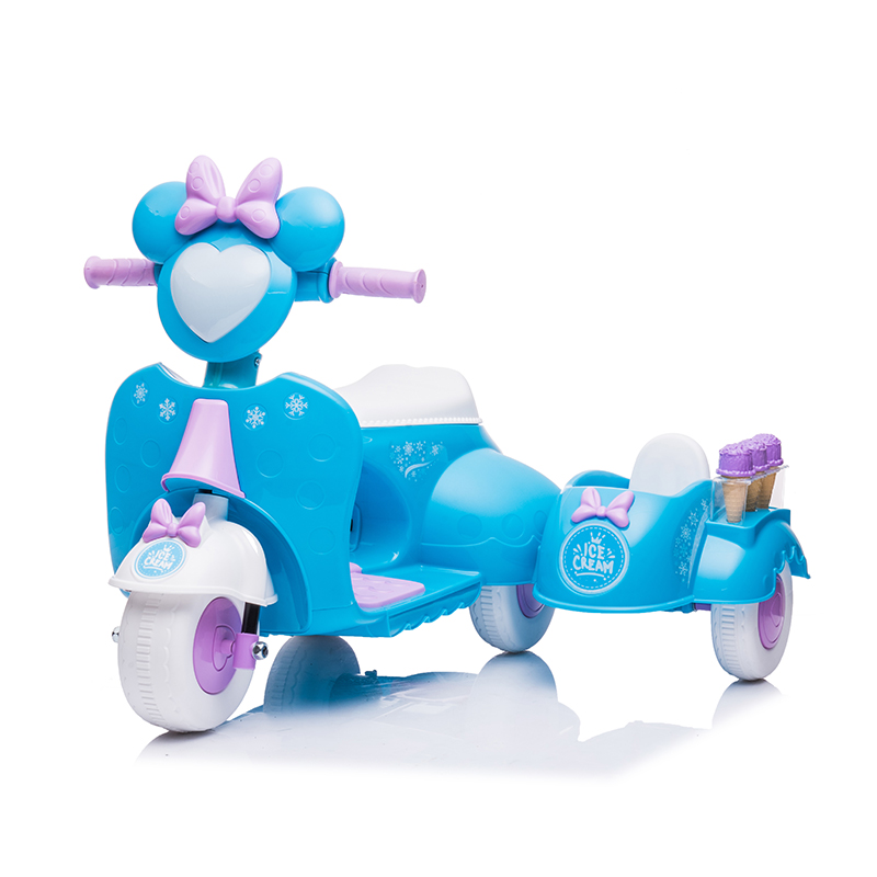 Motoçikletë me bateri për fëmijë me lodra akullore YJ5258