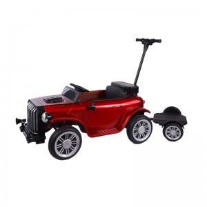 Six wheel children toy car with push bar BK5988