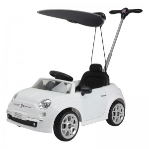 Fiat 500 licensed 2 in 1 Function Push Car with canopy 3622C