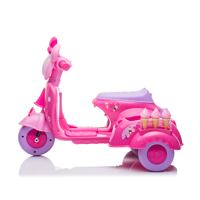 Kids battery motorcycle with ice cream toys YJ5258
