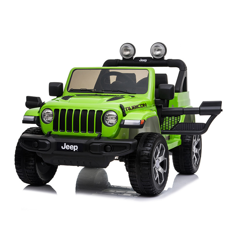 Auto a batteria con patente Jeep Rubicon