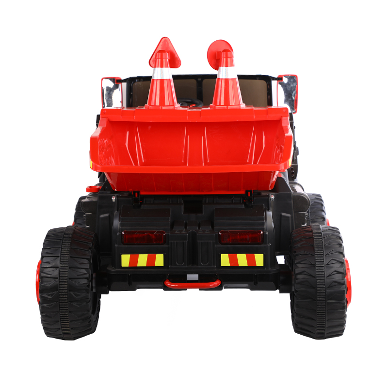 Montaje tractor amarillo 🚜 12V para niños, de batería y con mando RC 