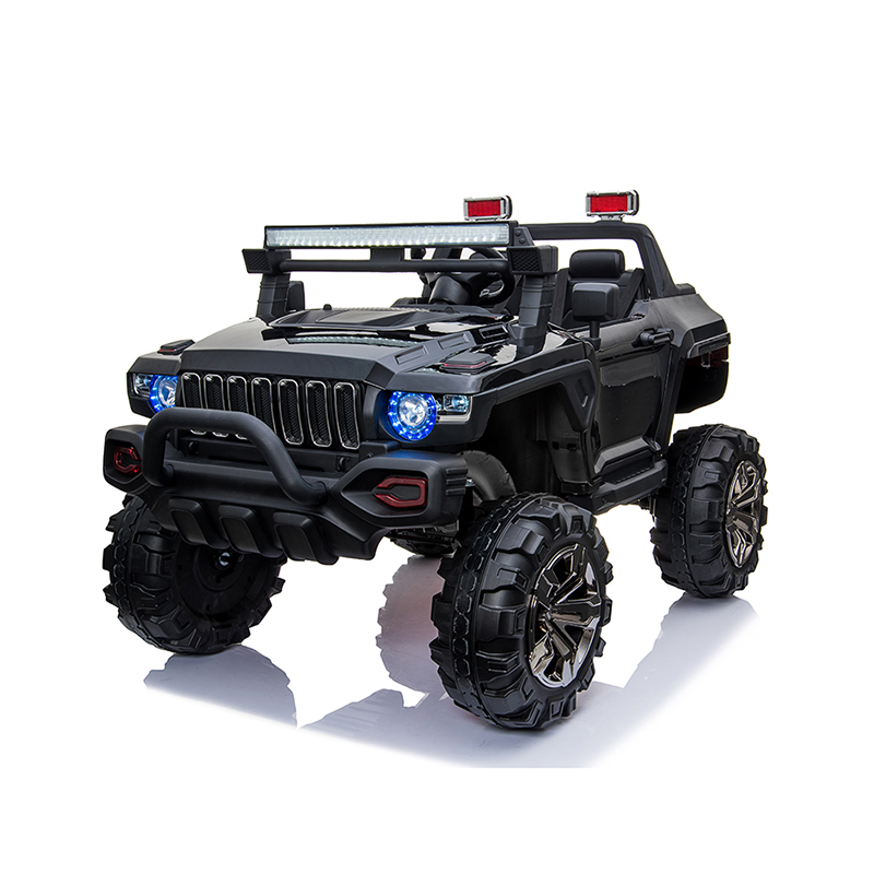 12V Kids Electric 2-Seater Ride On Police Car SUV Truck Toy QS618 Featured Image