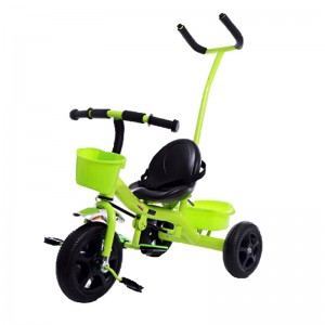 دراجة ثلاثية العجلات للأطفال مع قضيب دفع BXW616