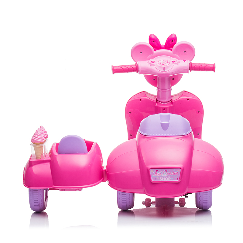 Kids battery motorcycle with ice cream toys YJ5258