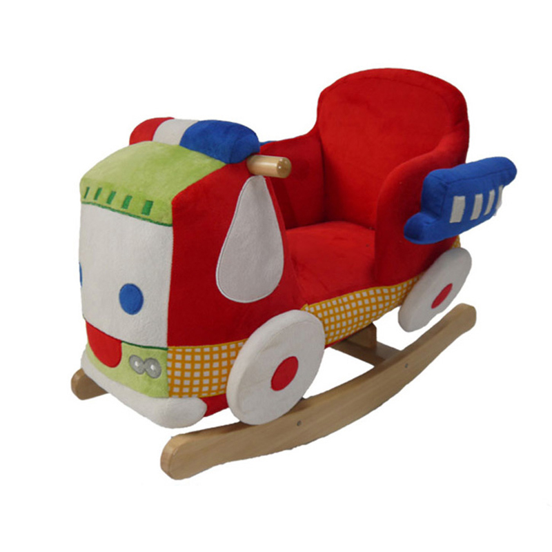 Gaariga loo yaqaan 'Plush Rocking Toy Car' RX694