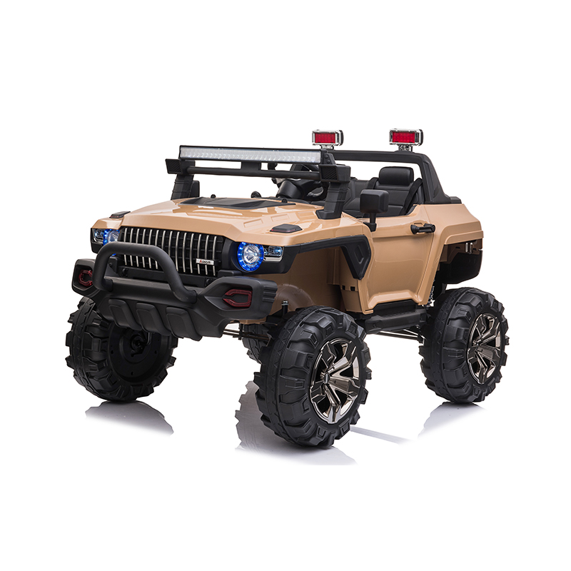 12V Kids Electric 2-Seater Ride On Police Car SUV Truck Toy QS618