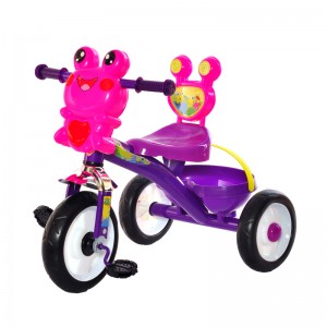 دراجة ثلاثية العجلات بتصميم رأس الضفدع للأطفال BXW809