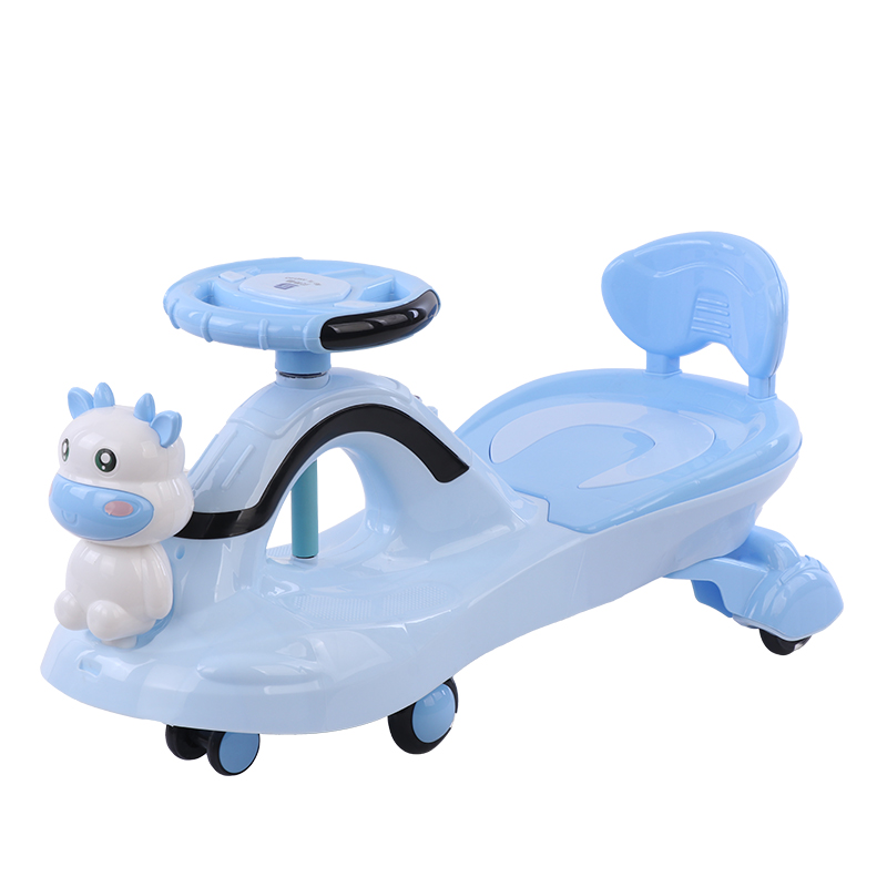 Дитяча машина-гойдалка з іграшковою коровою BTM619