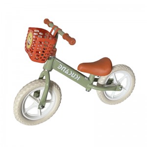 Bicicleta sin pedales delantera para niños con cesta BK315