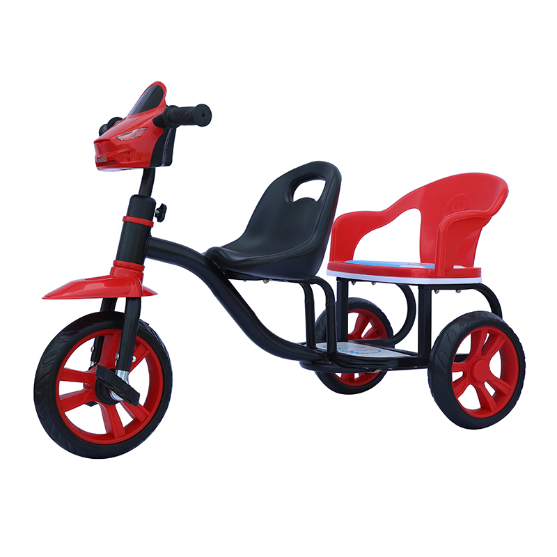 2021 wholesale price Children Tricycle With Music – Children Tricycle with Two Seats BN5522 – Tera