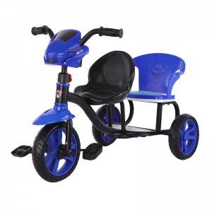 To sæder trehjulet børnecykel BN5566