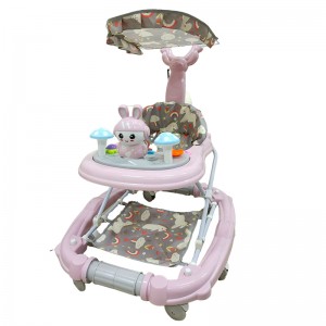 Baby Walker with Push Car and Canopy BQS216-1