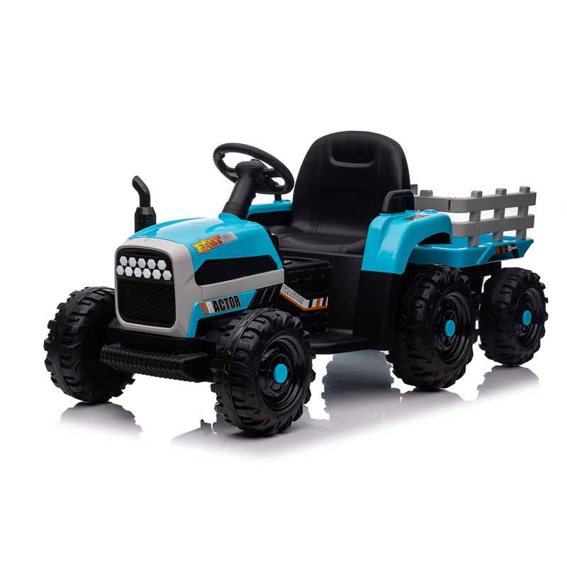 CJ005 qoşqulu uşaq akkumulyatorlu traktor