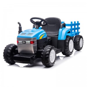 New Holland T7 Liċenzjat Kids Tractor bi Karru HA009BT