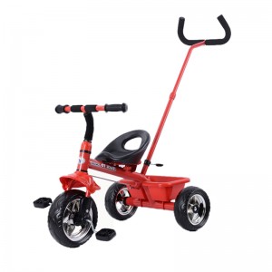 Children tricycle with pushbar JY-A28-5