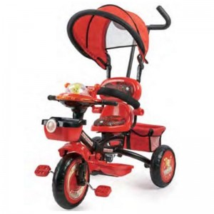 Children tricycle with pushbar JY-B29-1