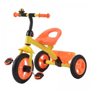Детский трехколесный велосипед с резиновым колесом 704 Rubber