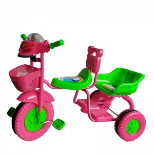 Tricicletă pentru copii cu două locuri H108D