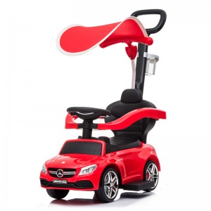 Mercedes Benz C63 Kids Scooter With Canopy 9410-639P