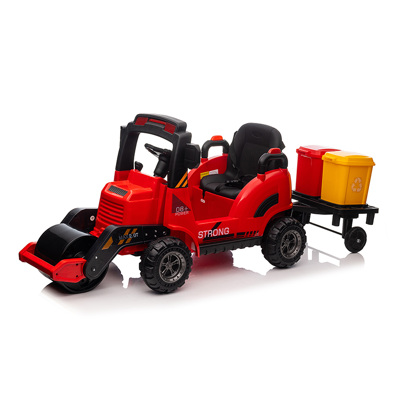Kids Ride On Road Roller With Trailer HW106T