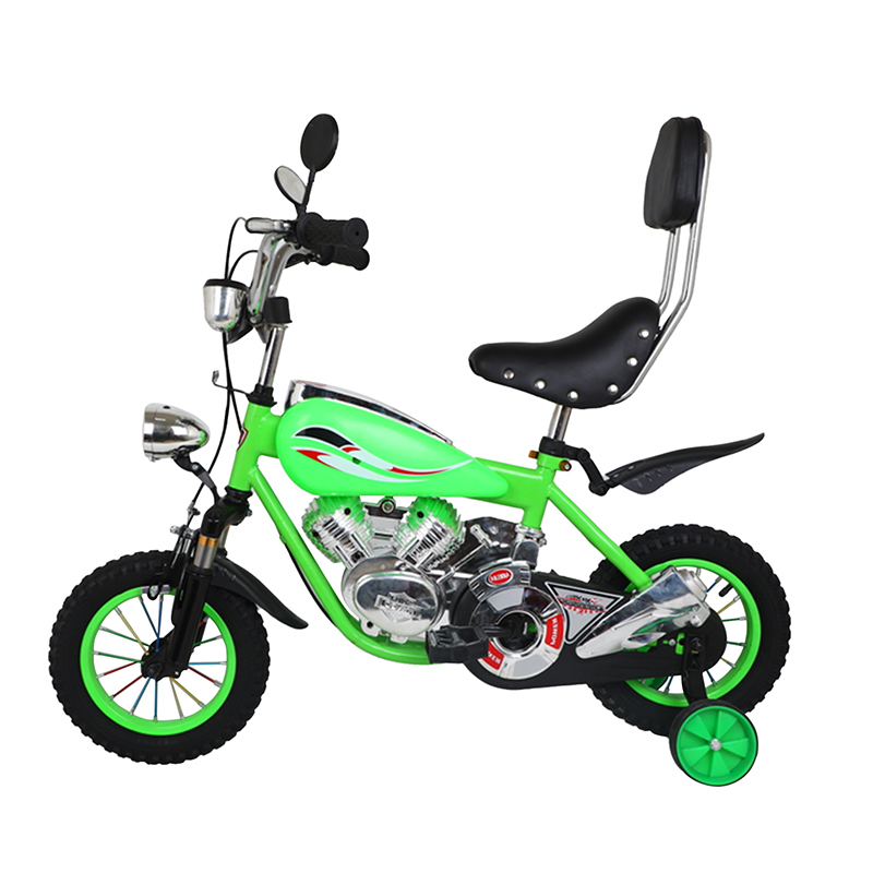 Nueva bicicleta de bebé con forma de motocicleta de diseño Retro para niños BAJT1